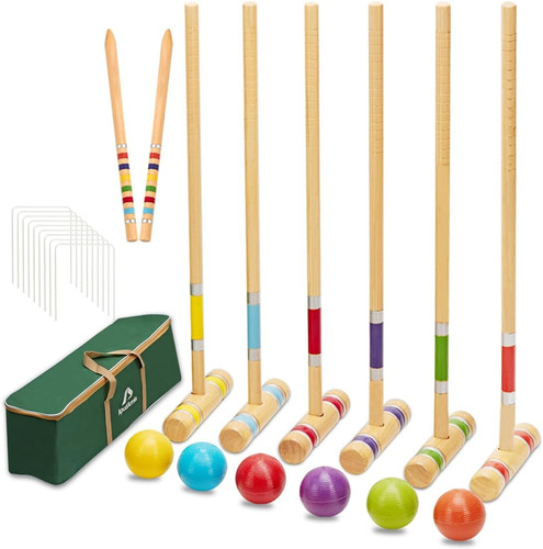 Six player croquet set - six,